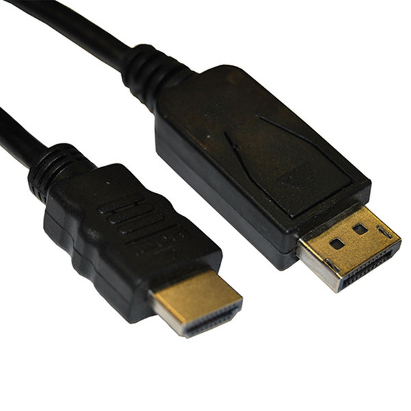4XEM 4XDPMHDMIMCBL 1.8м DisplayPort HDMI Черный адаптер для видео кабеля