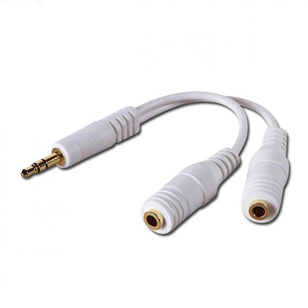 4XEM 4XISPLITTER 2 x 3.5mm 3.5mm Белый аудио кабель