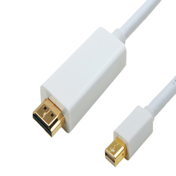 4XEM 4XMDPHDMI15 4.5m mini DisplayPort HDMI Weiß Videokabel-Adapter