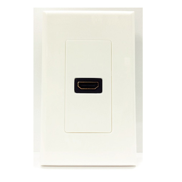 4XEM 4XWALLHDMI1 White outlet box
