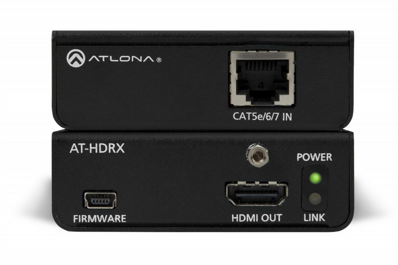 Atlona AT-HDRX AV receiver Black AV extender