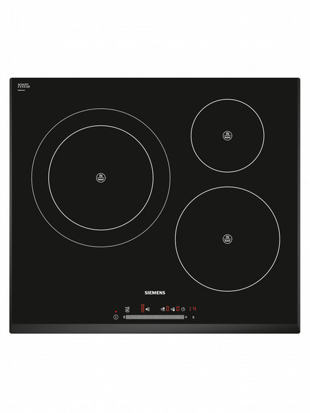 Siemens EH651FJ17E built-in Electric induction Black hob