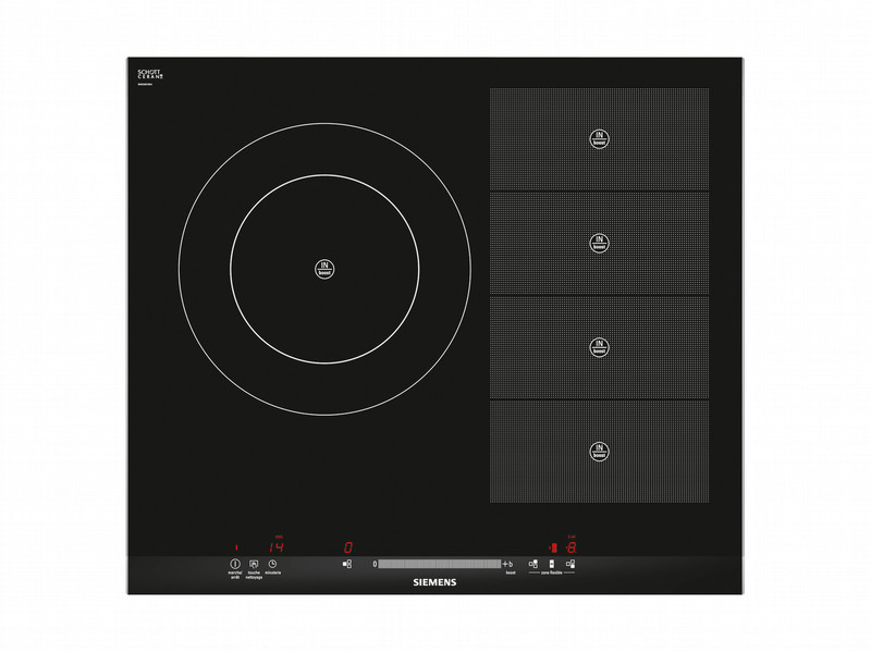 Siemens EH675MR17E Встроенный Induction hob Черный плита