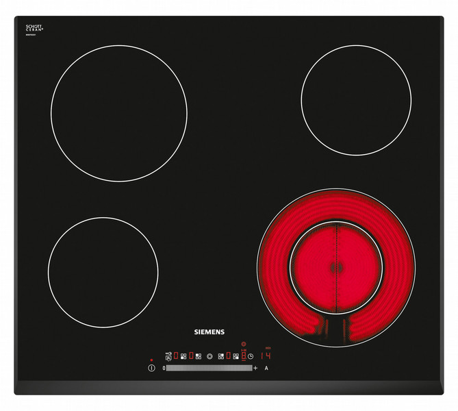 Siemens ET651FF17E Eingebaut Ceramic hob Schwarz Kochfeld