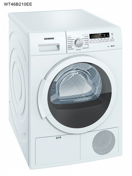 Siemens WT46B210EE freestanding Front-load 8kg B White tumble dryer