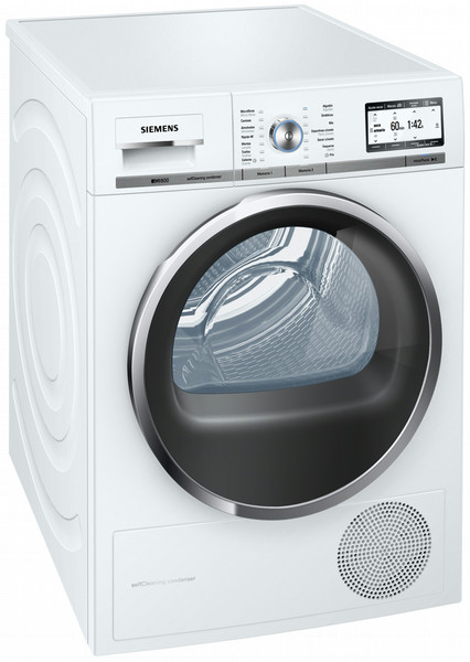 Siemens WT46Y701EE freestanding Front-load 8kg A++ White tumble dryer