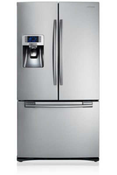 Samsung RFG23UERS freestanding 520L A+ Silver side-by-side refrigerator