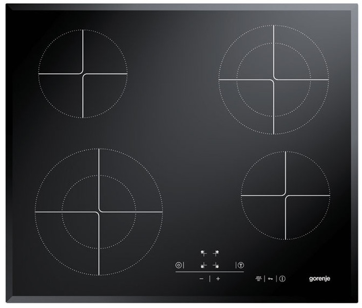 Gorenje ECT640AC Встроенный Ceramic hob Черный плита