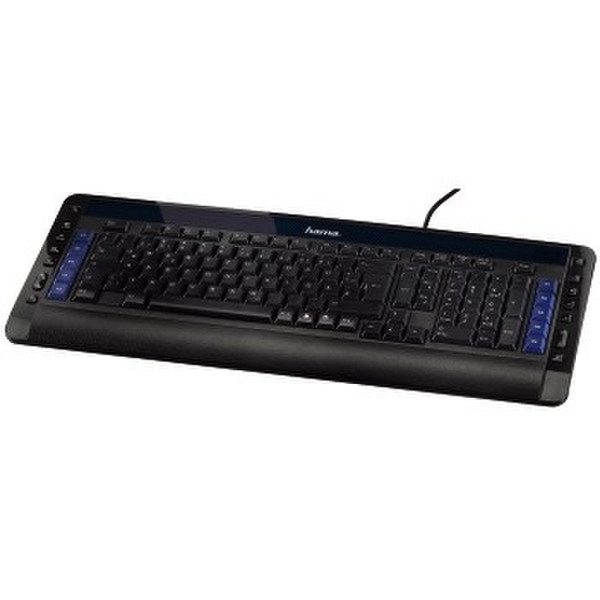 Hama Penalizer Pro Gaming Keyboard USB Schwarz Tastatur