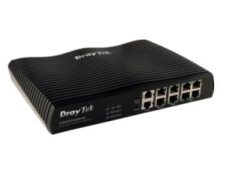 Draytek Vigor2930VS Подключение Ethernet Черный проводной маршрутизатор