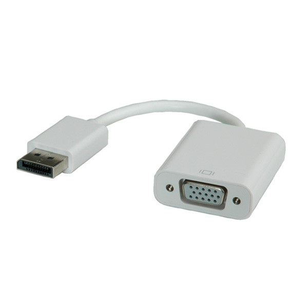 Secomp DisplayPort-VGA Adapter, M/F DisplayPort VGA Белый