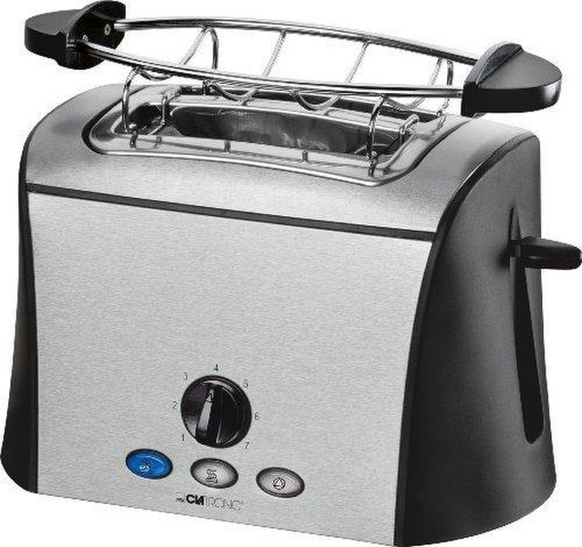 Clatronic TA 3324 2slice(s) Black,Silver toaster
