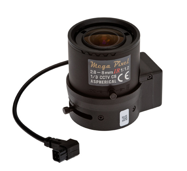 Axis Mega Pixel Видеокамера Standard zoom lens Черный, Прозрачный