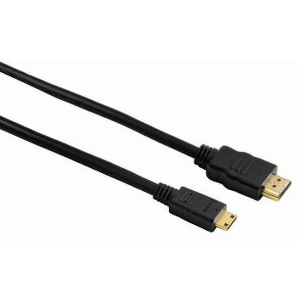 Hama HDMI 1.3 Connecting Cable Plug Type A - Plug Type C (Mini), 2m 2m HDMI HDMI Schwarz HDMI-Kabel