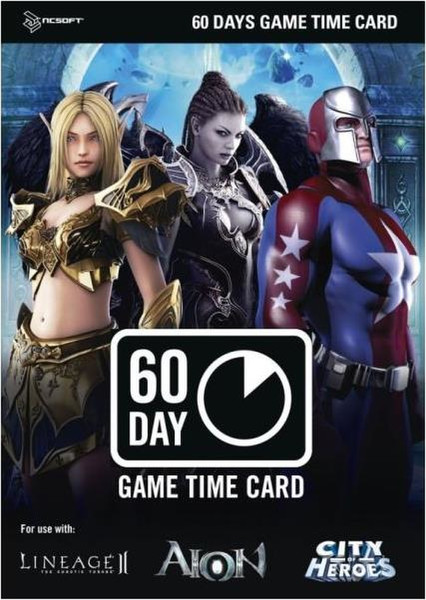 NCsoft Corporation 60-Day Game Time Card