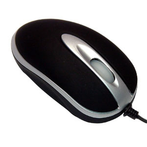 Typhoon Mini Notebook Mouse USB Optisch 800DPI Schwarz Maus