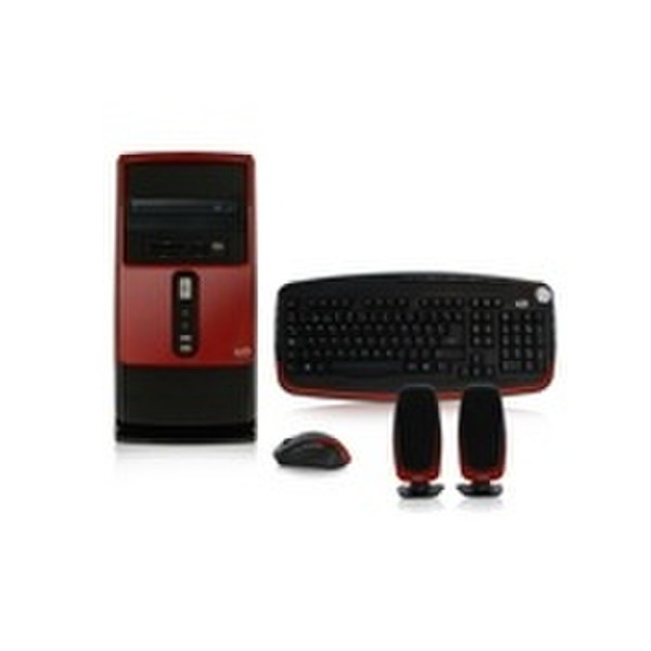 Ghia PCGHIA-1535 3.3GHz i3-2120 Mini Tower Black,Red PC PC