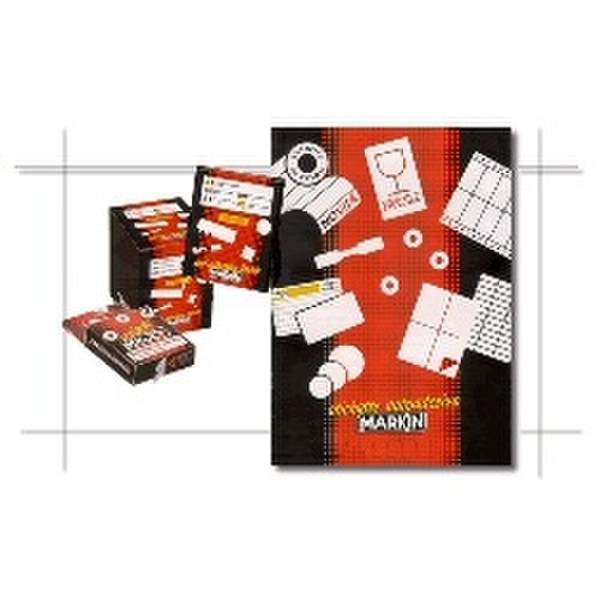 Markin 210C570 Weiß Druckeretikett