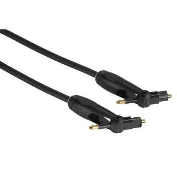 Hama Universal Opto Cable, 1.5 m 1.5m Black fiber optic cable