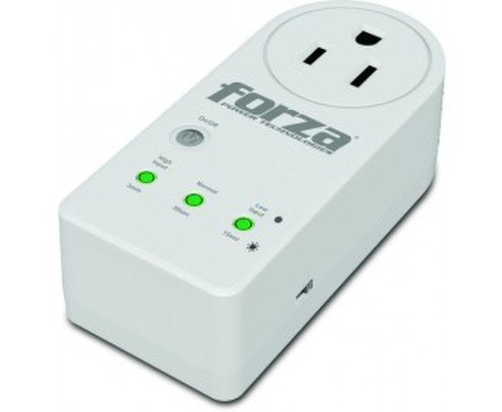 Forza Power Technologies Zion-2K 1AC outlet(s) 110-120V White surge protector