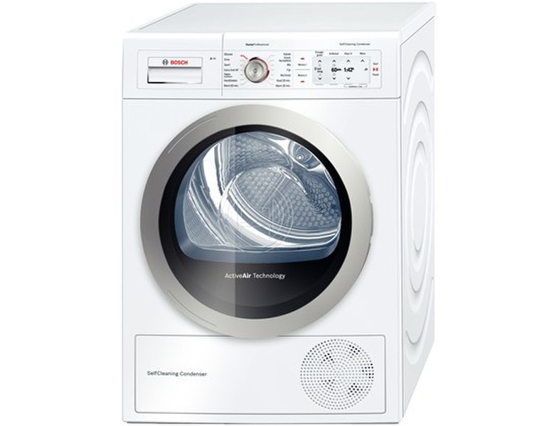 Bosch WTY87700NL freestanding Front-load 8kg A++ White tumble dryer