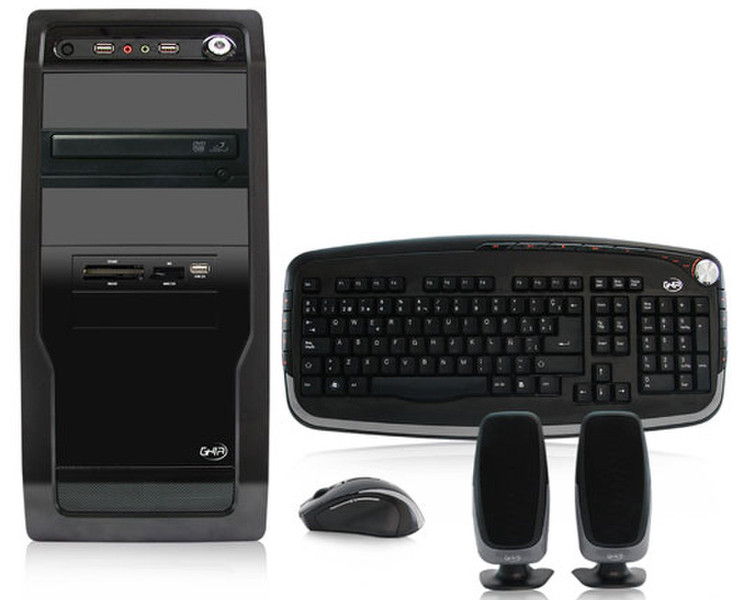 Ghia PCGHIA-1486 3.4GHz i7-3770 Tower Black PC PC