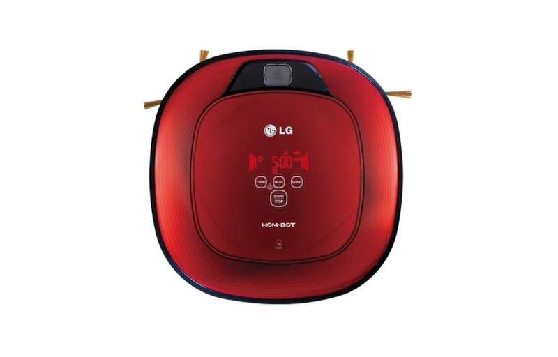 LG VPARQUET Bagless 0.6L Black,Red robot vacuum