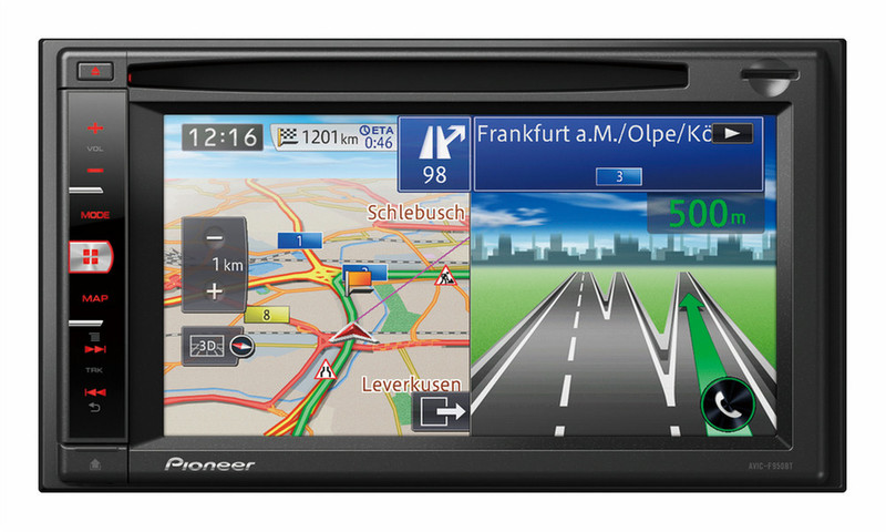 Pioneer AVIC-F950BT Fixed 6.1Zoll TFT Touchscreen Schwarz Navigationssystem