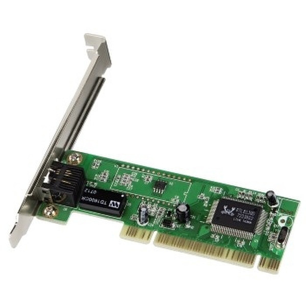Hama Fast Ethernet LAN Card, PCI Внутренний 200Мбит/с сетевая карта
