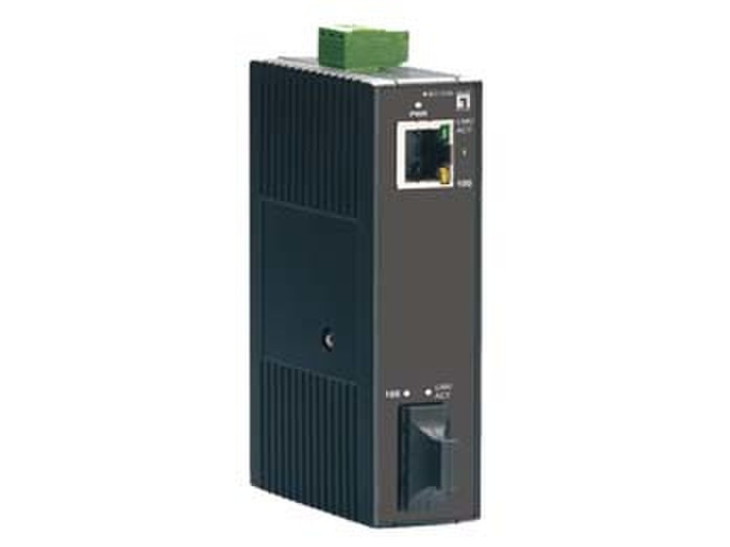 LevelOne 10/100 Industrial Media Converter, SC MM 2KM -10 ~ 60C network media converter