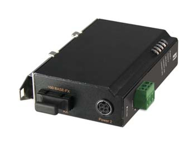 LevelOne 10/100 Industrial Media Converter w/ 15.4W PoE PSE, SC SM 40KM -10 ~ 60C сетевой медиа конвертор