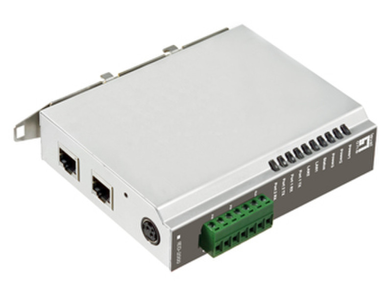 LevelOne 2-Port RS-232/422/485 Industrial Serial Device Server, 2-TX