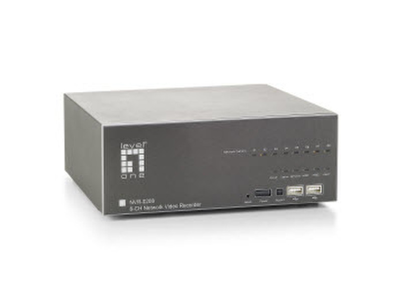 LevelOne 8-CH Network Video Recorder digital video recorder