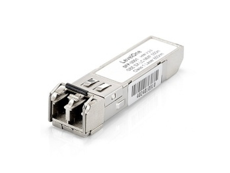 LevelOne 1.25G MMF SFP Transceiver, 550m, 850nm