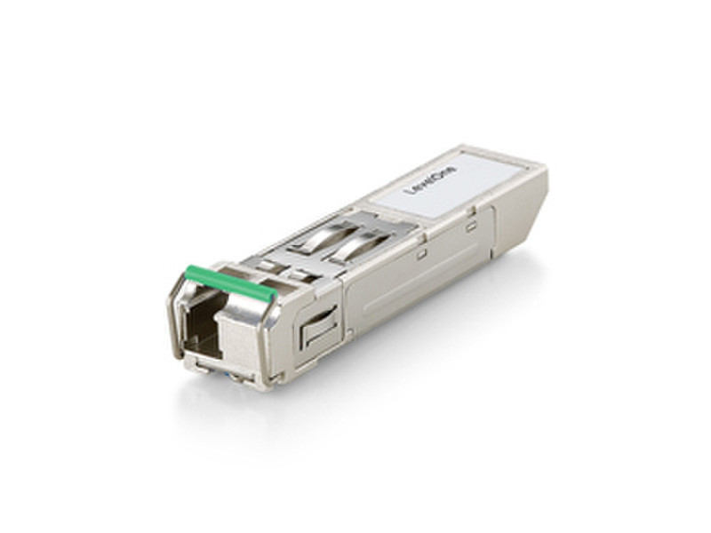 LevelOne 1.25G SMF BIDI SFP Transceiver, 10km, T1310/R1550nm, -40 ~ 85C