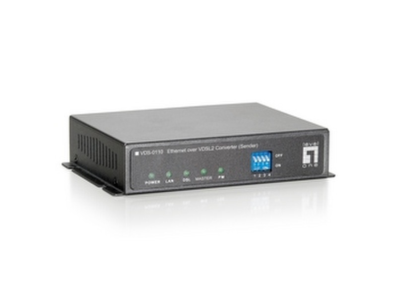 LevelOne Ethernet over VDSL2 Converter (Sender) network media converter