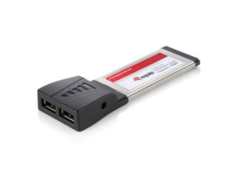 Equip 2-Port USB 2.0 Express Card interface cards/adapter