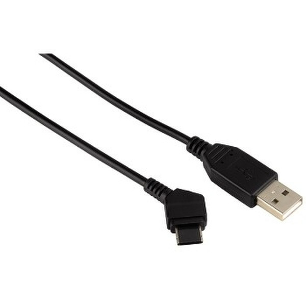 Hama USB Data Cable for Samsung SGH-D900i Черный дата-кабель мобильных телефонов
