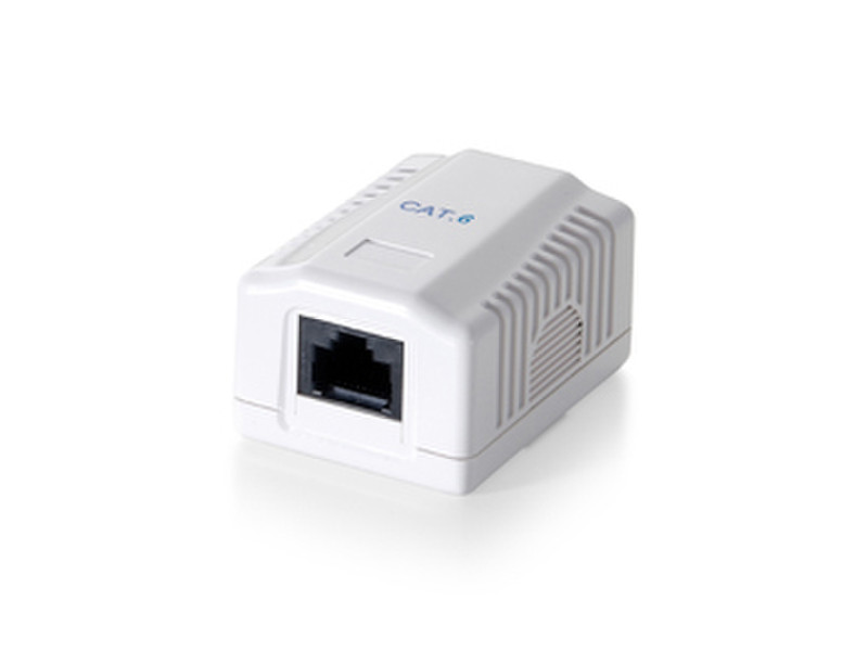 Equip 1-Port Cat.6 Surface Mounted Box outlet box