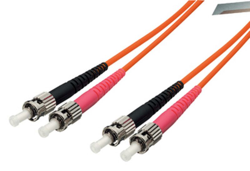Equip ST/ST Fiber Optic Patch Cord- OM1/OM2