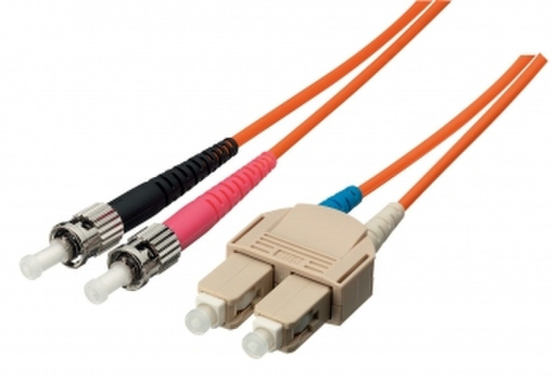 Equip ST/SC Fiber Optic Adapter Cable- OM1/OM2