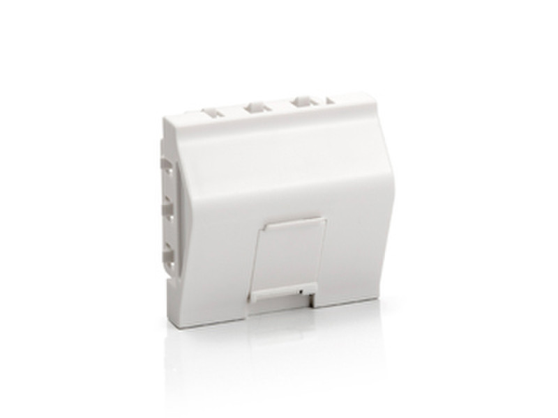 Equip French Modular Faceplate - Angled Insert outlet box