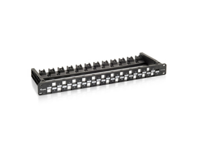Equip 24-Port Keystone Cat.6A Unshielded Patch Panel