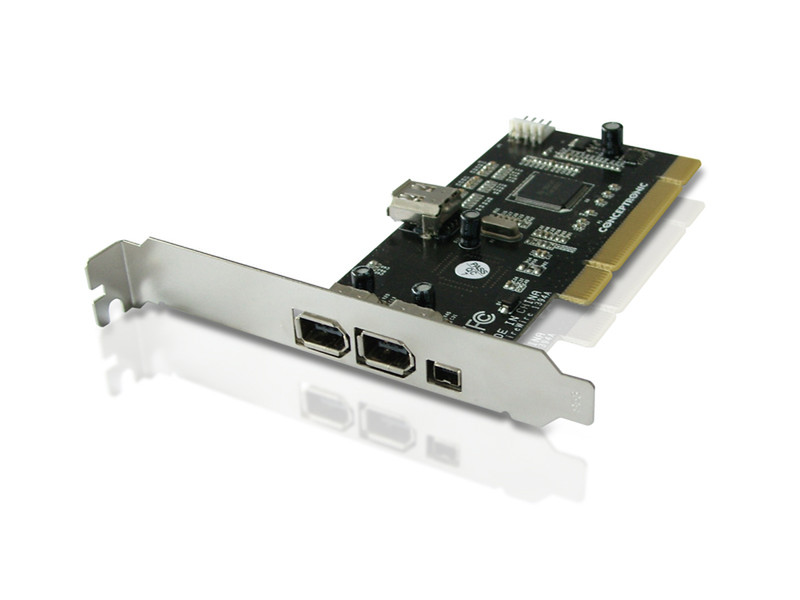 Conceptronic 3-Port FireWire PCI Card 400Mbps interface cards/adapter