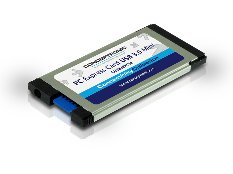 Conceptronic PC Express Card 1-Port USB 3.0 Mini интерфейсная карта/адаптер