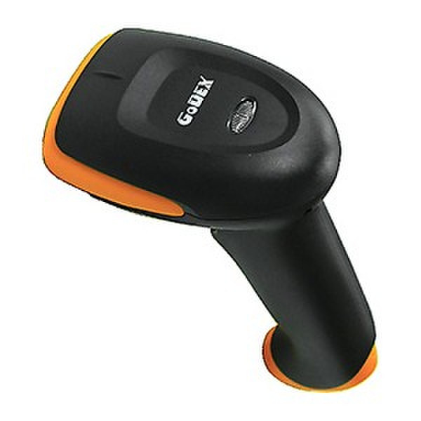 Godex GS220K Портативный Лазерный Черный, Оранжевый устройство считывания штрихкода