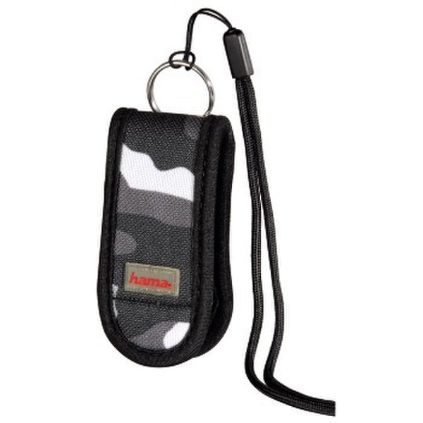 Hama Case f/ USB Stick, camouflage winter Нейлон сумка для USB флеш накопителя