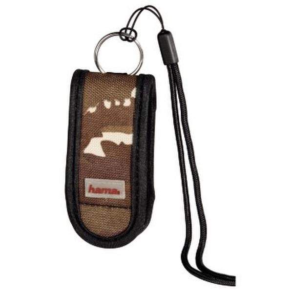 Hama Case f/ USB Stick, camouflage sand Nylon USB-Stick-Hülle