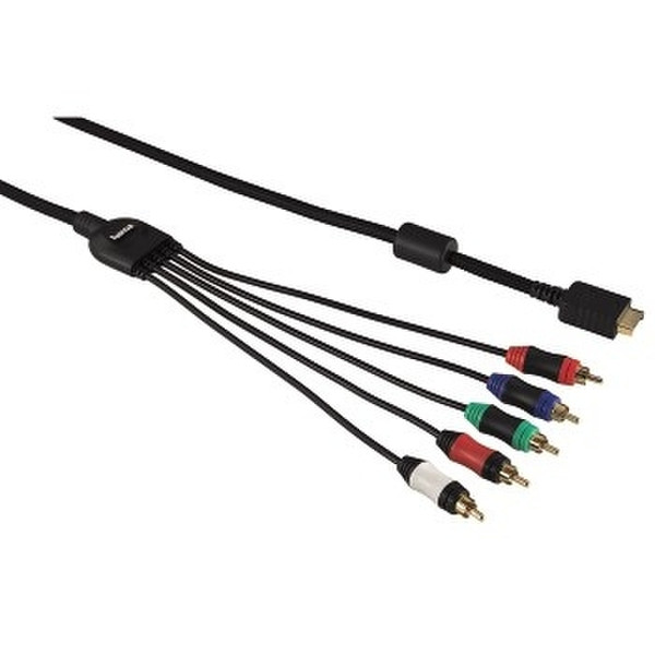 Hama Component HD Cable HQ for PS3 Черный