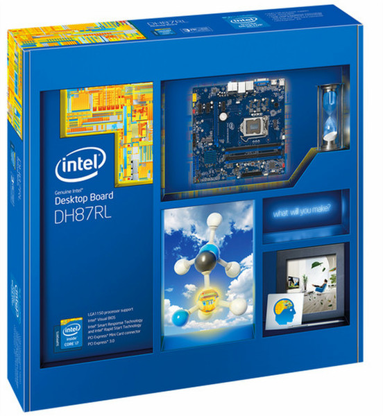 Intel DH87RL Socket H3 (LGA 1150) Микро ATX материнская плата